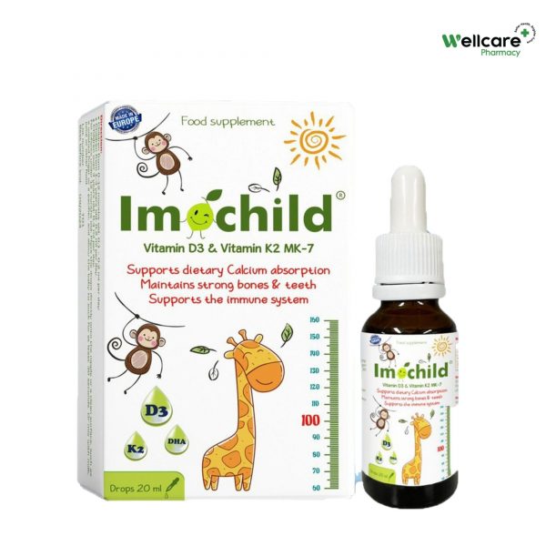Imochild D3K2 – Bổ sung Canxi hiệu quả cho bé