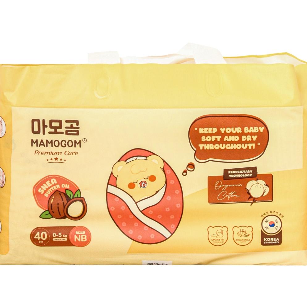 Bỉm - Tã dán sơ sinh hữu cơ Mamogom Newborn 40 miếng (0-5kg)