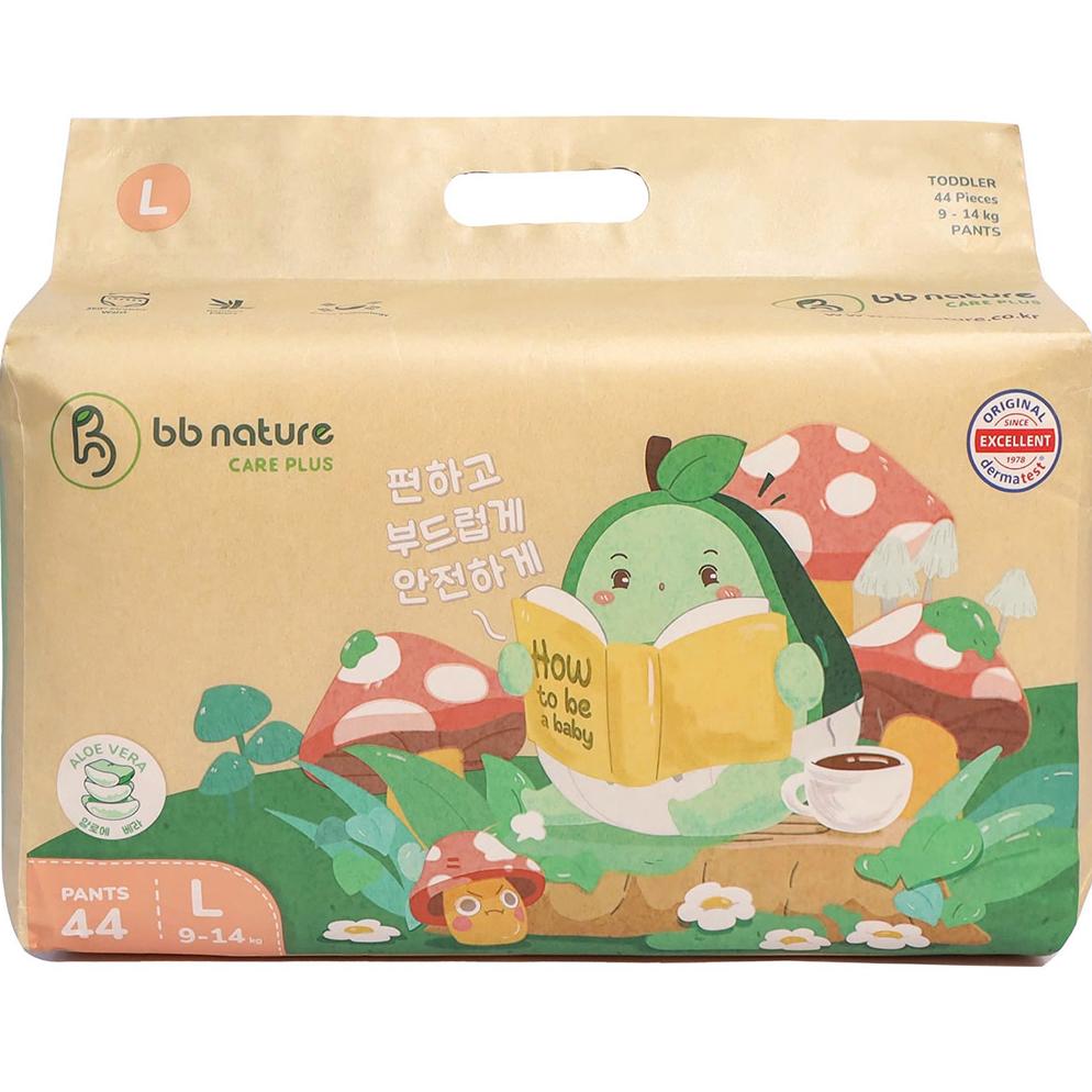Bỉm - Tã quần BB Nature Care Plus size L 44 miếng (9-14kg)