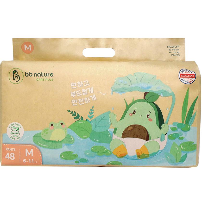 Bỉm - Tã quần BB Nature Care Plus size M 48 miếng (6-11kg)