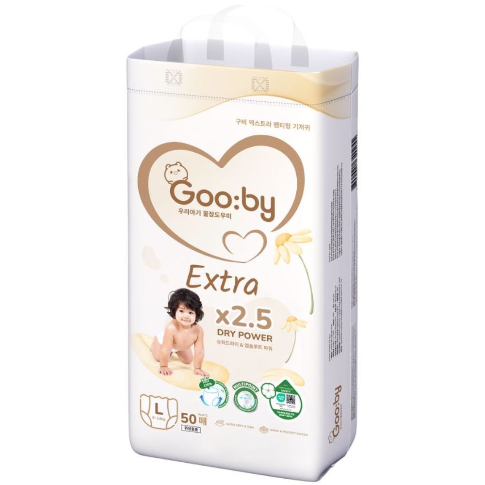 Bỉm - Tã quần Gooby Extra size L50 miếng (Từ 9-14kg)
