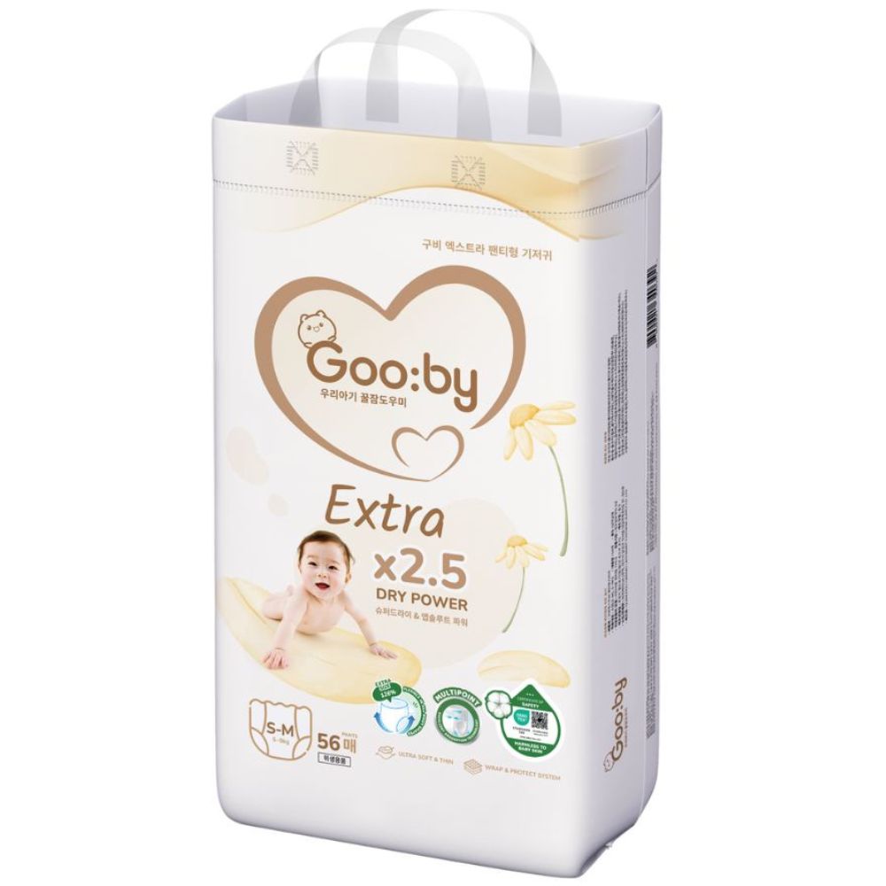 Bỉm - Tã quần Gooby Extra size S-M60 miếng (Từ 5-9kg)