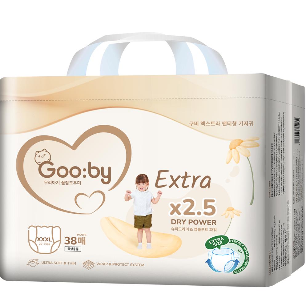 Bỉm - Tã quần Gooby Extra size XXXL 38 miếng (Từ 20-35kg)