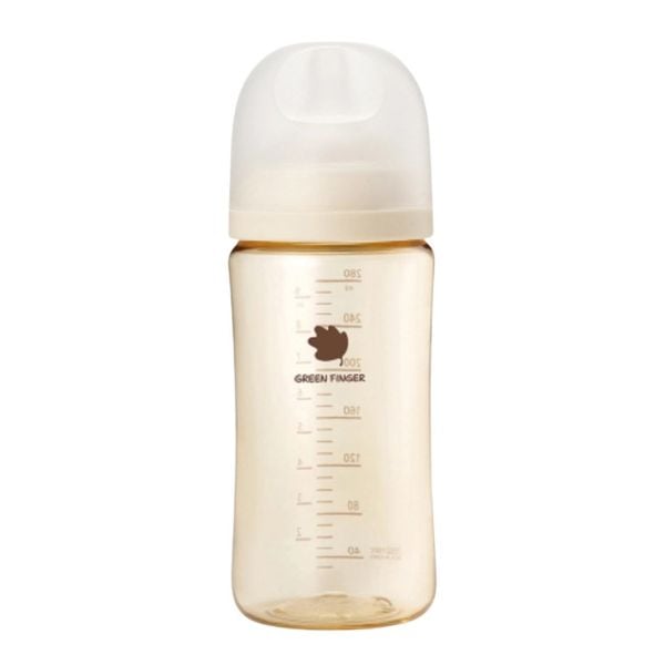 Bình sữa Green Finger BebeGrow 280ml nhựa PPSU - 