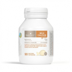 Viên Uống Bổ Sung Canxi Milk Calcium bioisland 90 Viên cho trẻ nhỏ từ 7 tháng tuổi 