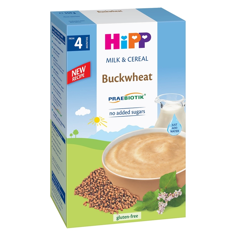 Bột ăn dặm HiPP kiều mạch cho bé 4 tháng tuổi trở lên 250g