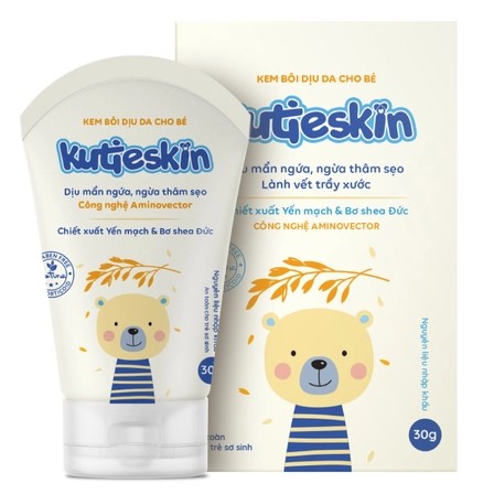 Kem bôi dịu da cho bé Kutieskin 30g
