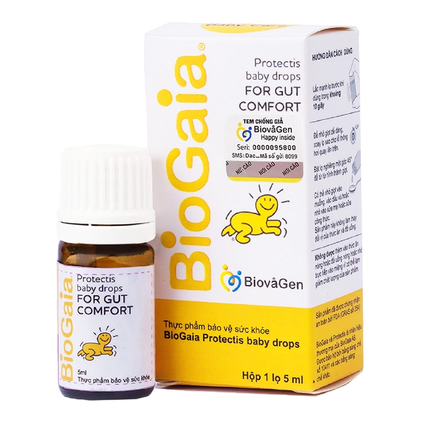 Men vi sinh BioGaia Protectis 0+ (5ml) nhập khẩu Thụy Điển
