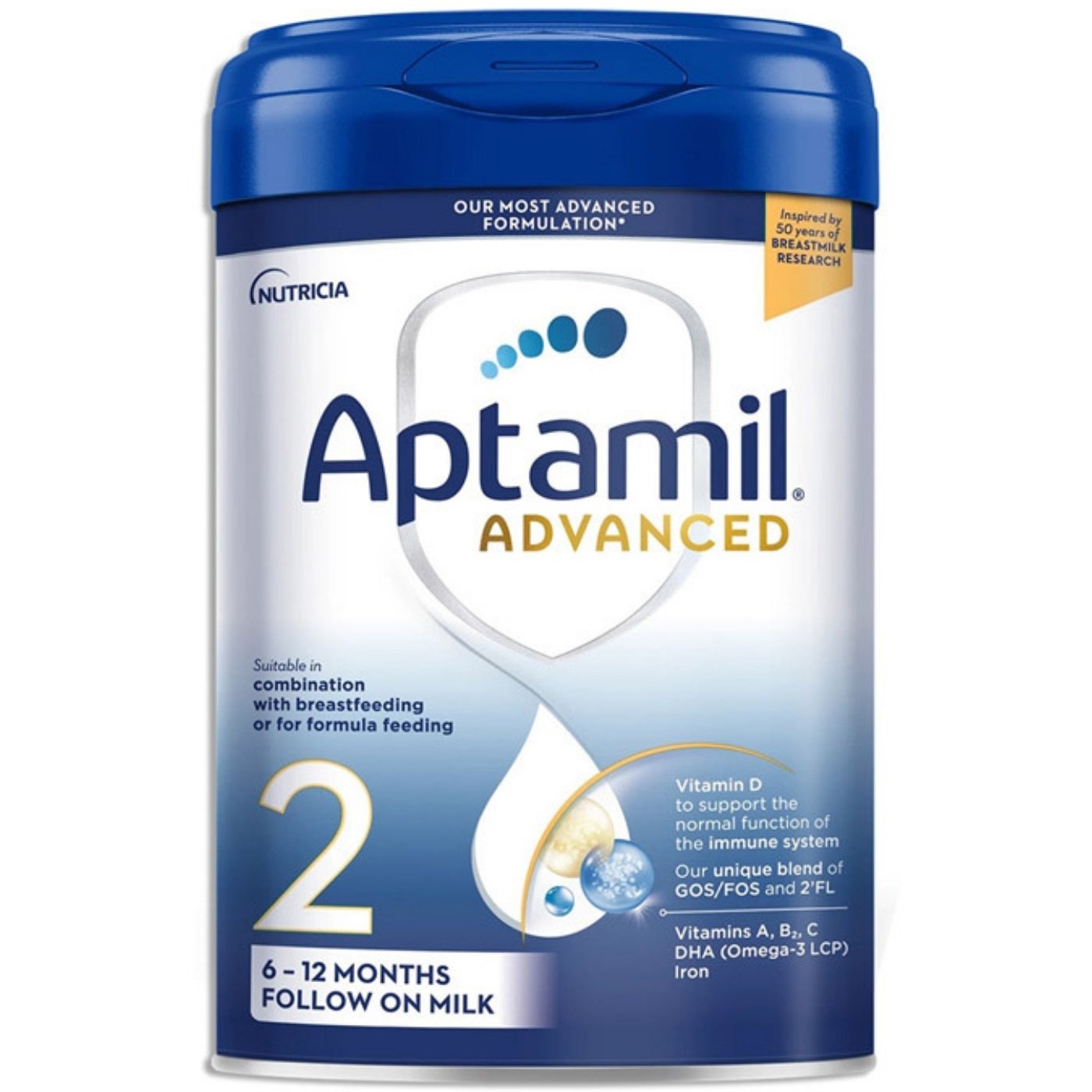 Sữa bột Aptamil Advanced Anh số 2 800g (6 - 12 tháng)