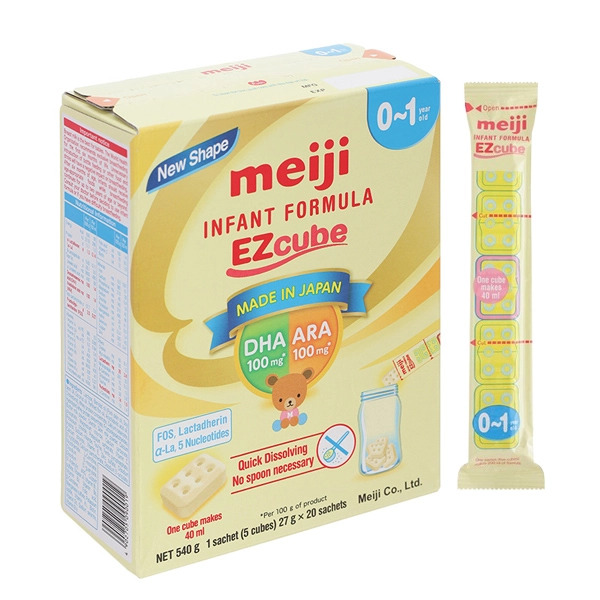 (Thanh lẻ) Sữa thanh Meiji Nhập khẩu số 0 -1 (từ 0-12 tháng)