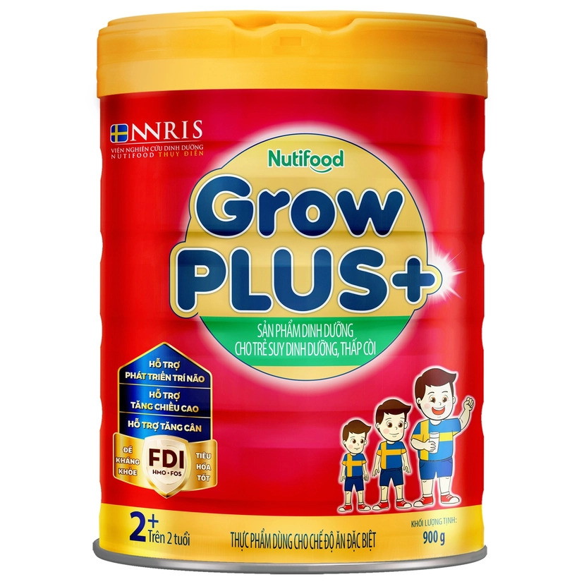 Sữa bột Nutifood GrowPlus+ Đỏ 800g (trên 2 tuổi)