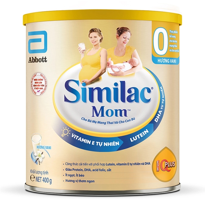 Sữa bầu Similac Mom IQ Plus hương Vani 400g
