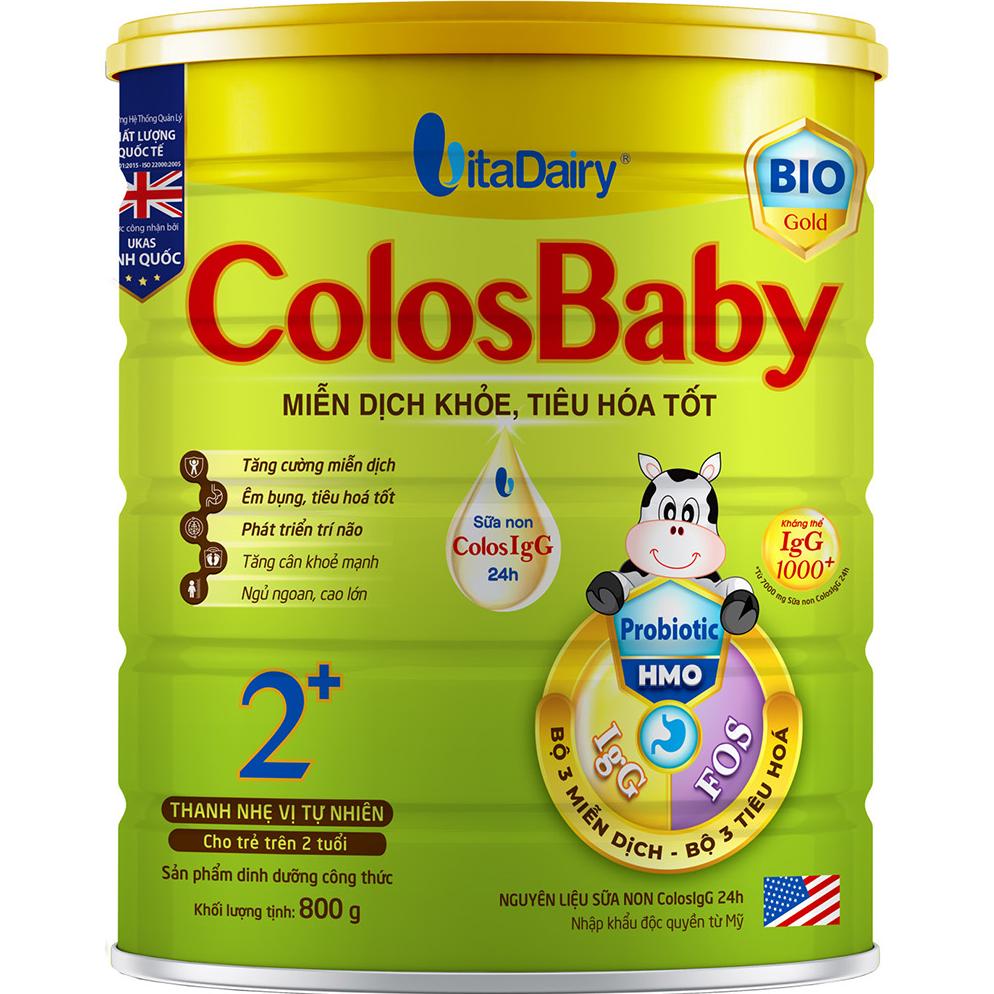 Sữa bột ColosBaby Bio Gold 2+ 800g (Trên 2 tuổi)