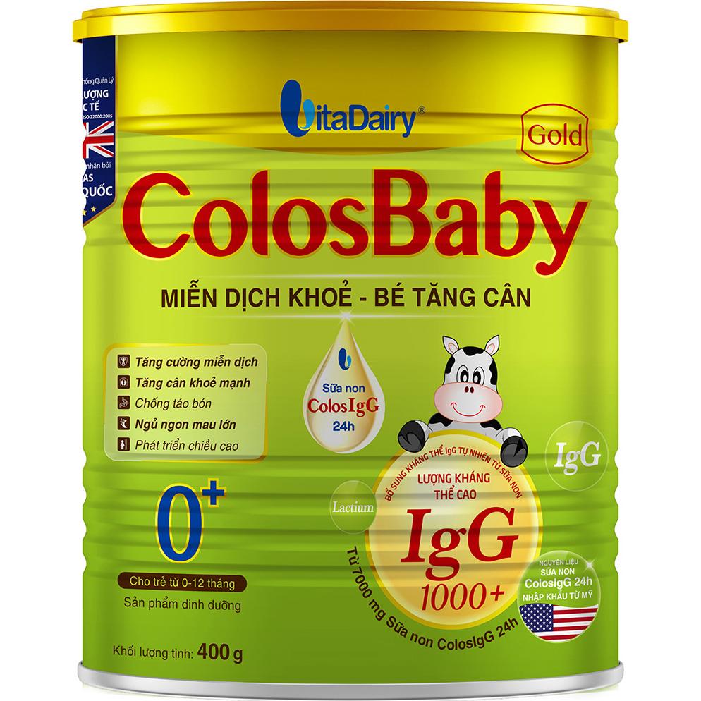 Sữa bột ColosBaby Gold 0+ 400g (0 - 12 tháng)