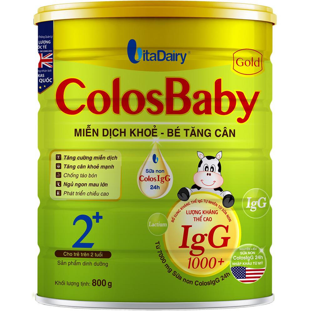 Sữa bột ColosBaby Gold 2+ 800g (Trên 2 tuổi)