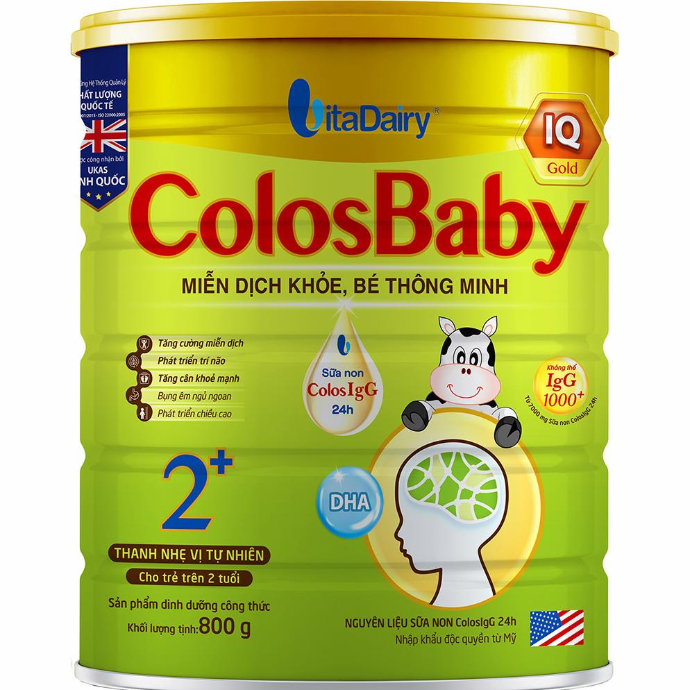  Sữa bột ColosBaby IQ Gold 2+ 800g (Trên 2 tuổi)