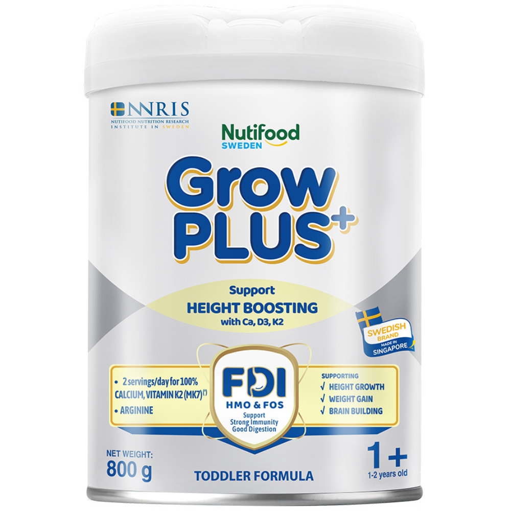 Sữa bột Nutifood GrowPLUS+ bạc 800g (Từ 1-2 tuổi)