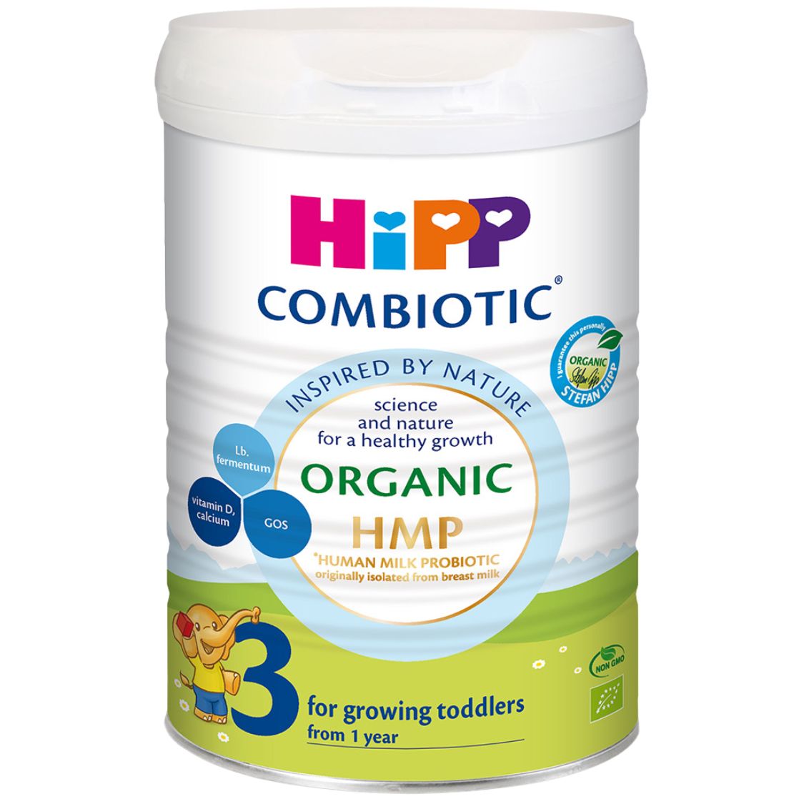 Sữa bột HiPP Combiotic Organic HMP & GOS số 3 800g (Trên 1 tuổi)