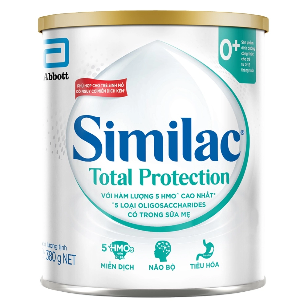 Sữa Similac Total Protection số 1/0+ 400g/380g (cho bé 0-12 tháng tuổi)