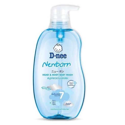 Sữa tắm gội cho bé Dnee xanh dương 380ml