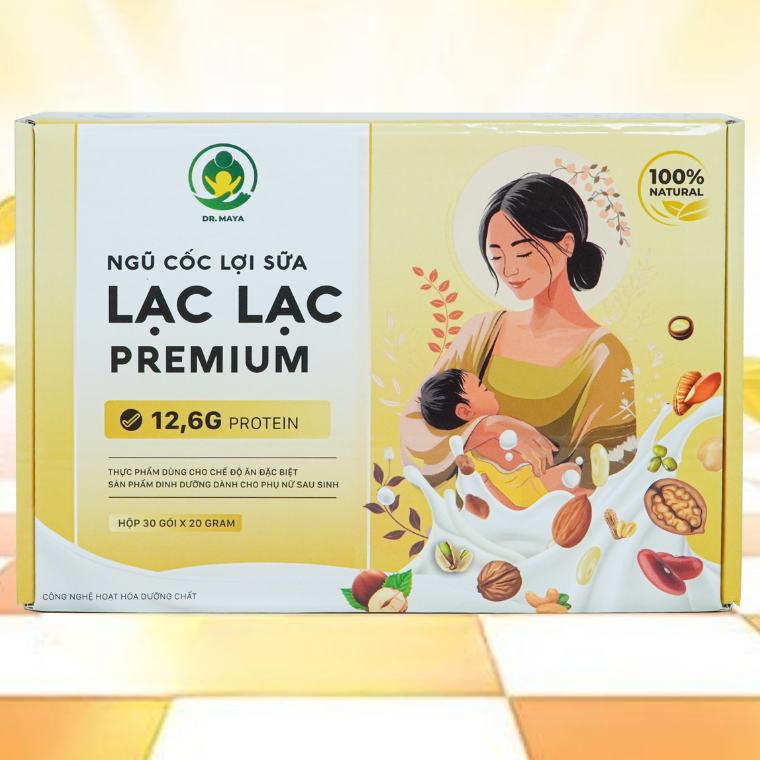 Ngũ Cốc Lợi Sữa Lạc Lạc Premium 30 x 20g