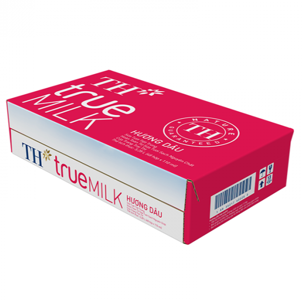 Thùng Sữa Tươi Tiệt Trùng Hương Dâu 48 Hộp x 110 ml