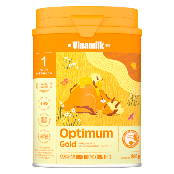 Sữa bột Vinamilk Optimum Gold 1 800g (0-6 tháng)