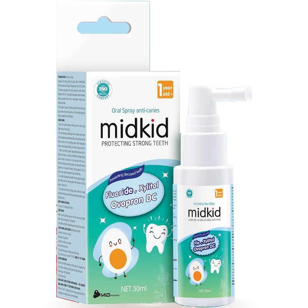 Xịt chống sâu răng Midkid 30ml